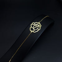 Thumbnail for Hand-made Gold Plated Silver Flower Bracelet