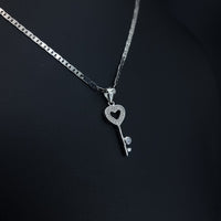 Thumbnail for Heart Key Necklace