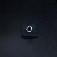 Thumbnail for Luxury Special Occasions Dark Blue Zircon Stones Set SLPST0205