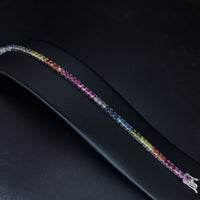 Thumbnail for Mixed Colors Zircon Stones Tennis Bracelet