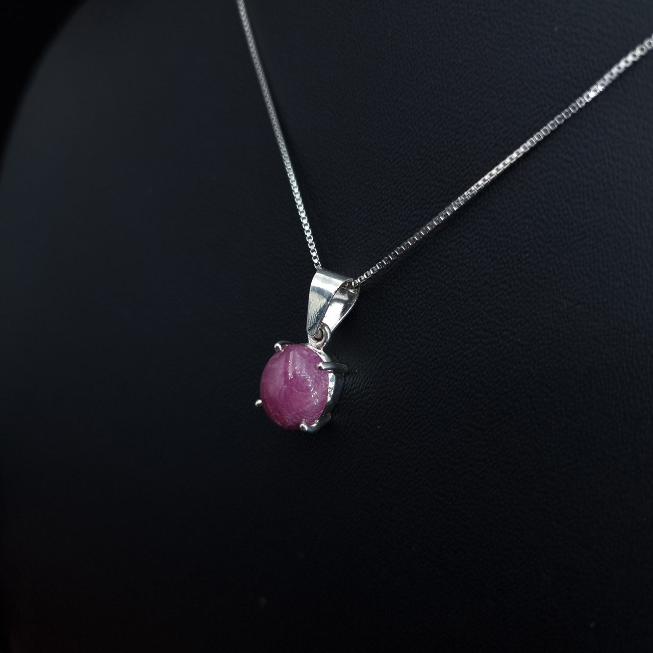 Natural Ruby Stone Necklace
