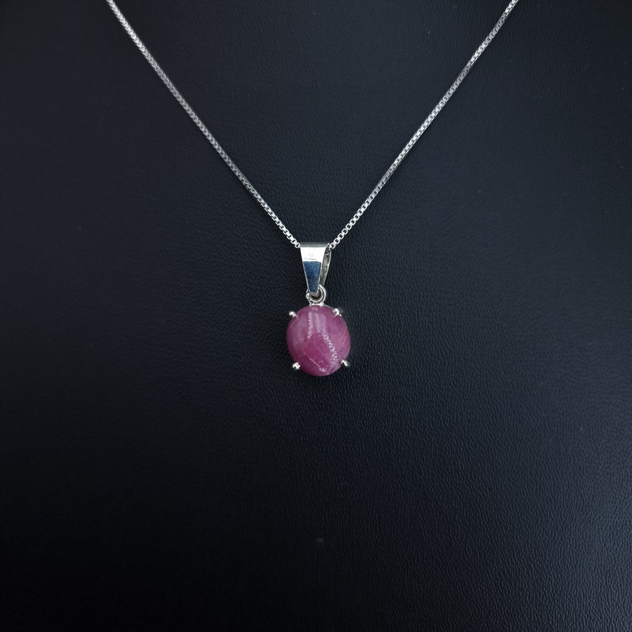Natural Ruby Stone Necklace