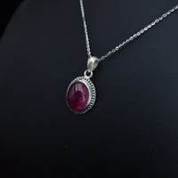 Thumbnail for Natural Ruby Stone Necklae