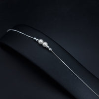 Thumbnail for Silver Beads Anklet SLPAK0066