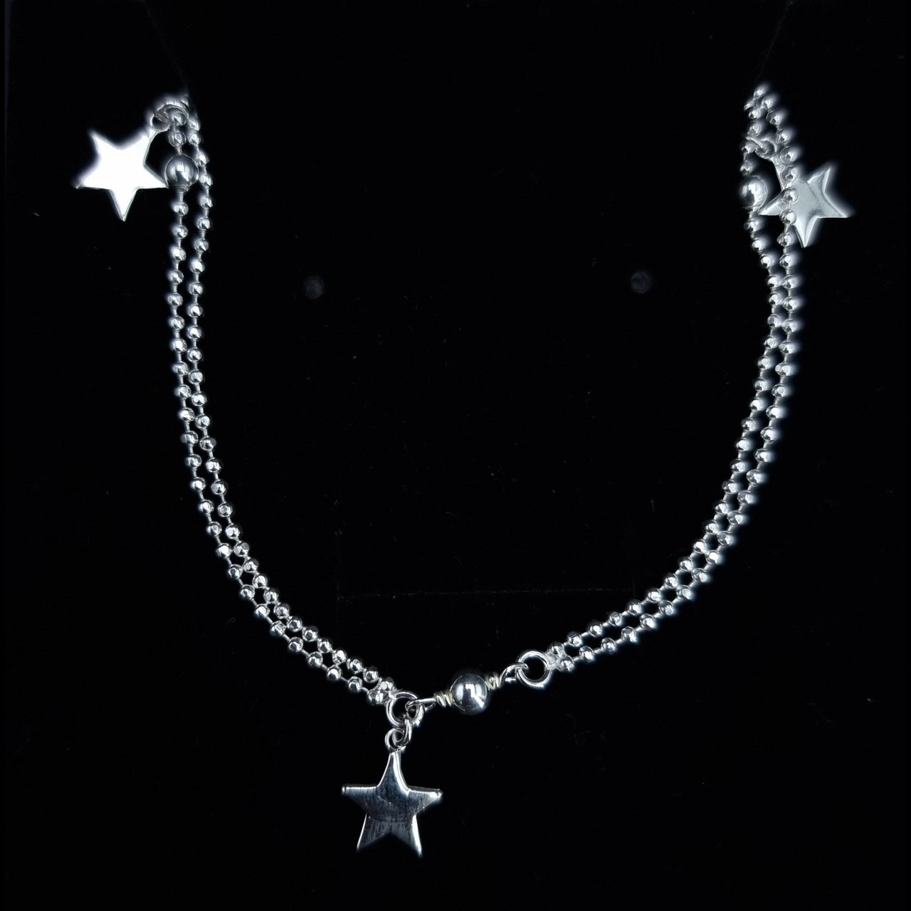 Stars Double Chain Anklet