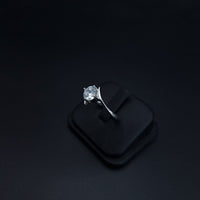 Thumbnail for Wedding Ring With Central Zircon Stone SLPRG0145