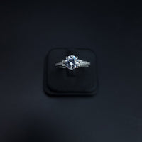 Thumbnail for Wedding Ring With Central Zircon Stone SLPRG0148