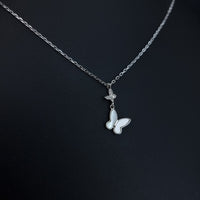 Thumbnail for White Butterfly Necklace