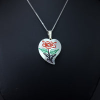 Thumbnail for White Shell With Flower Necklace