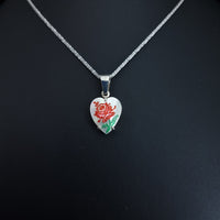 Thumbnail for White Shell with Flower Necklace