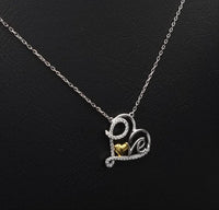 Thumbnail for LOVE With Gold Heart Necklace