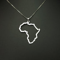 Thumbnail for 925 Silver - Handmade Africa map frame