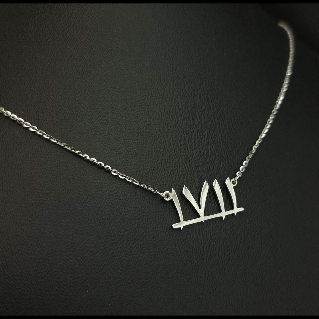 925 Silver Handmade Date Necklace