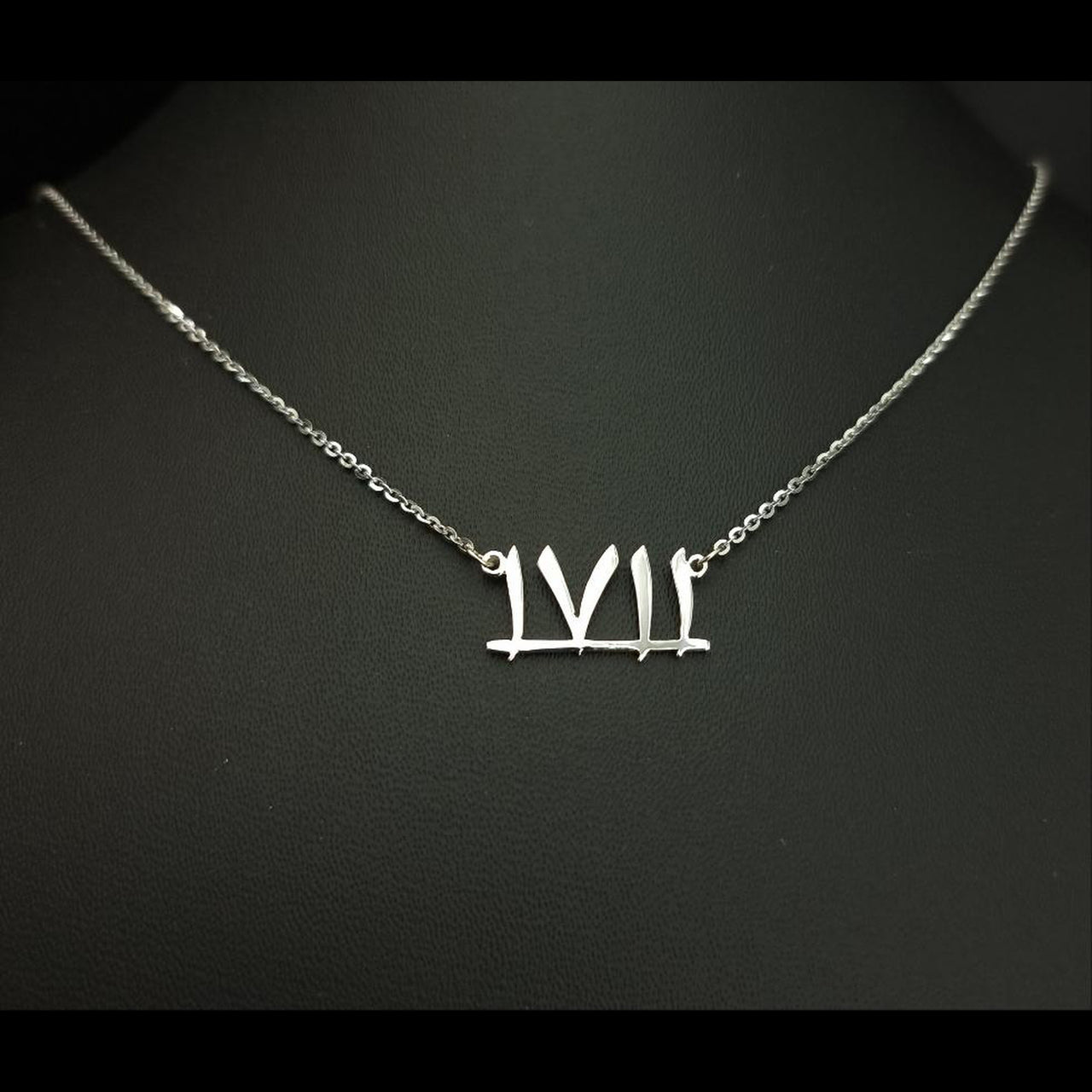 925 Silver Handmade Date Necklace