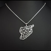 Thumbnail for 925 Silver - Handmade Syria map