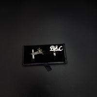 Thumbnail for 925 Silver Initials Personalized Handmade Cufflinks