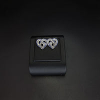 Thumbnail for Heart And Blue Line Stud Earring