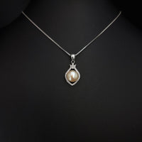 Thumbnail for Rose Gold Fresh-water Pearls Set SLPST0170