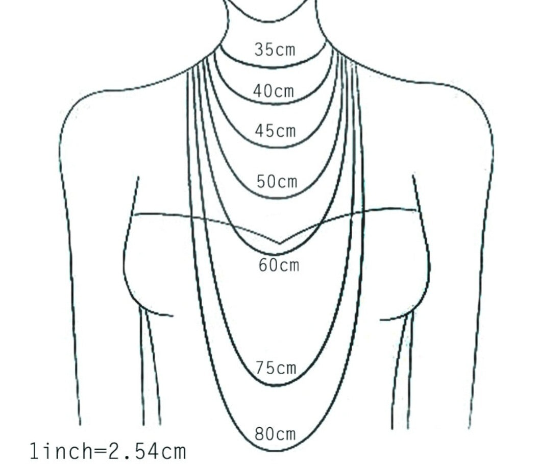 Necklace Size Chart For Women in Illustrator, Portable Documents - Download  | Template.net