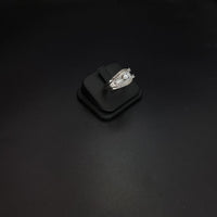 Thumbnail for Twin Wedding Ring With Zircon Stones