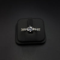 Thumbnail for Wedding Ring With Central Zircon Stone SLPRG0121