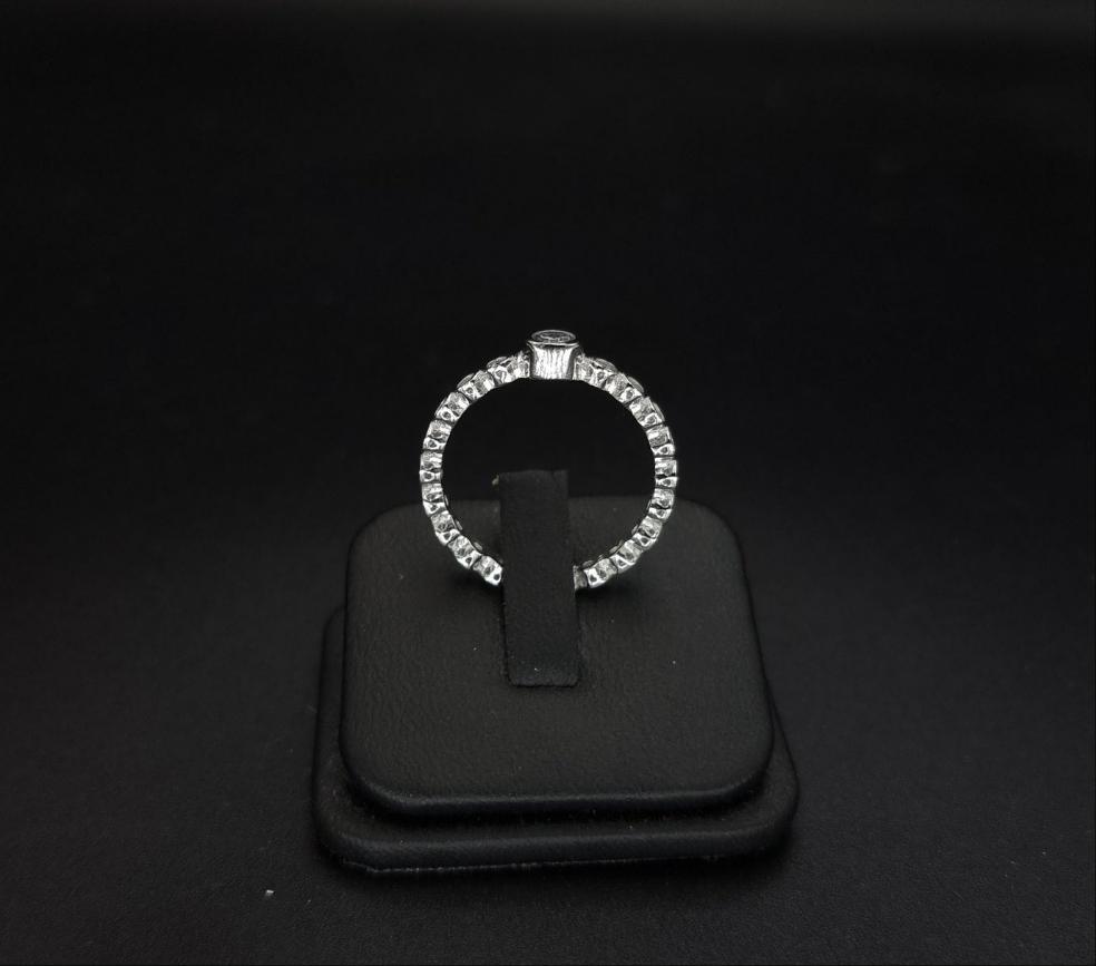 Zircon Stones Wedding Ring SLPRG0100